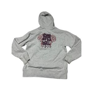 Vans Gray‎ Hoodie Off The Wall Floral Graphic Pullover Long Sleeve Women's Small